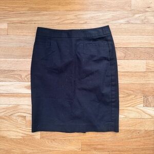 Halogen Classic Black Pencil Skirt